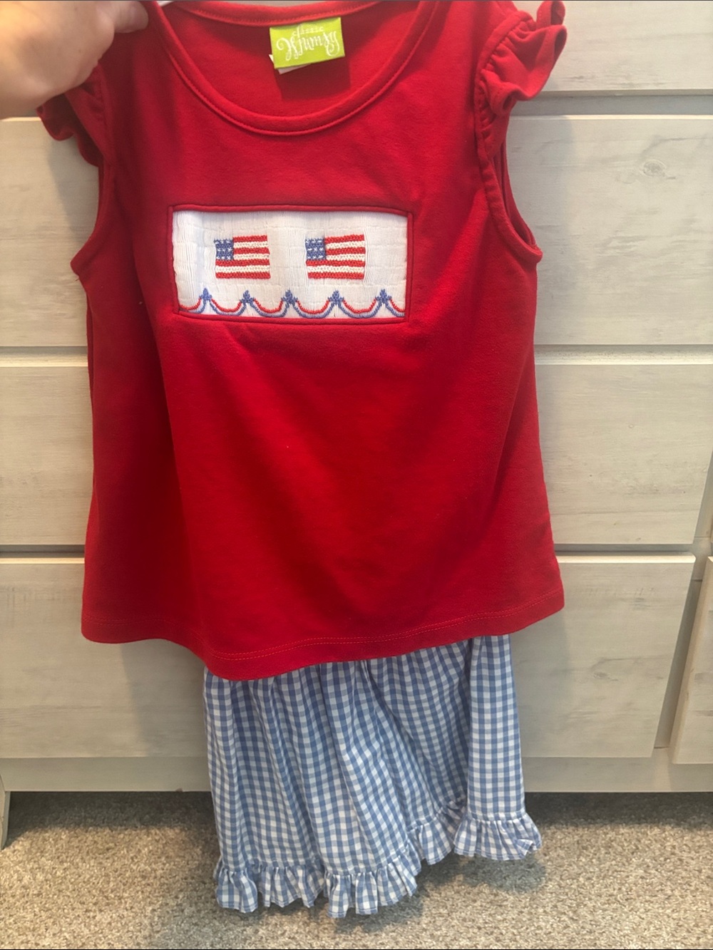 Forth of July Shirt and Short Set